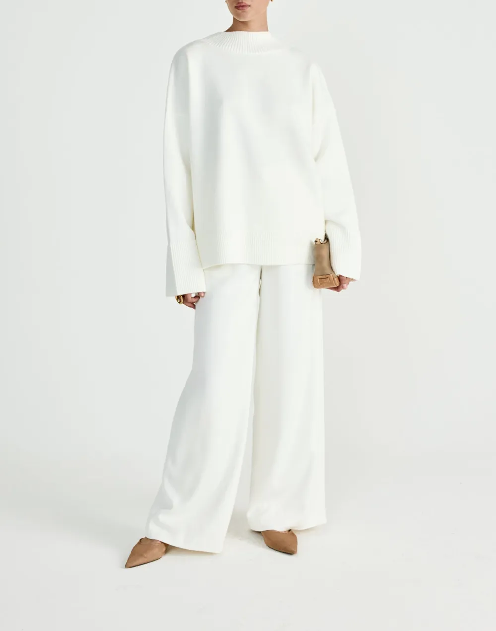 Simple Oversized Loose Knit Top