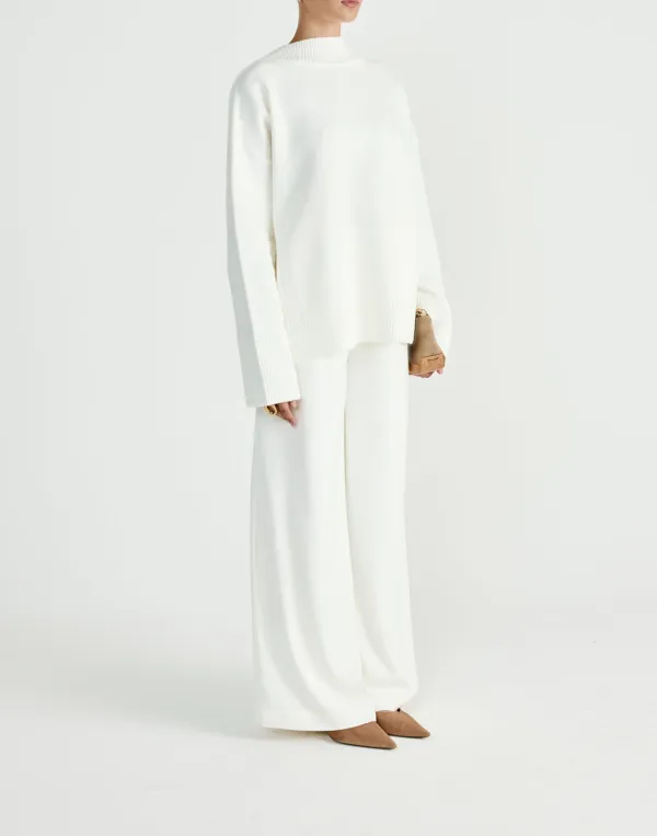 Simple Oversized Loose Knit Top