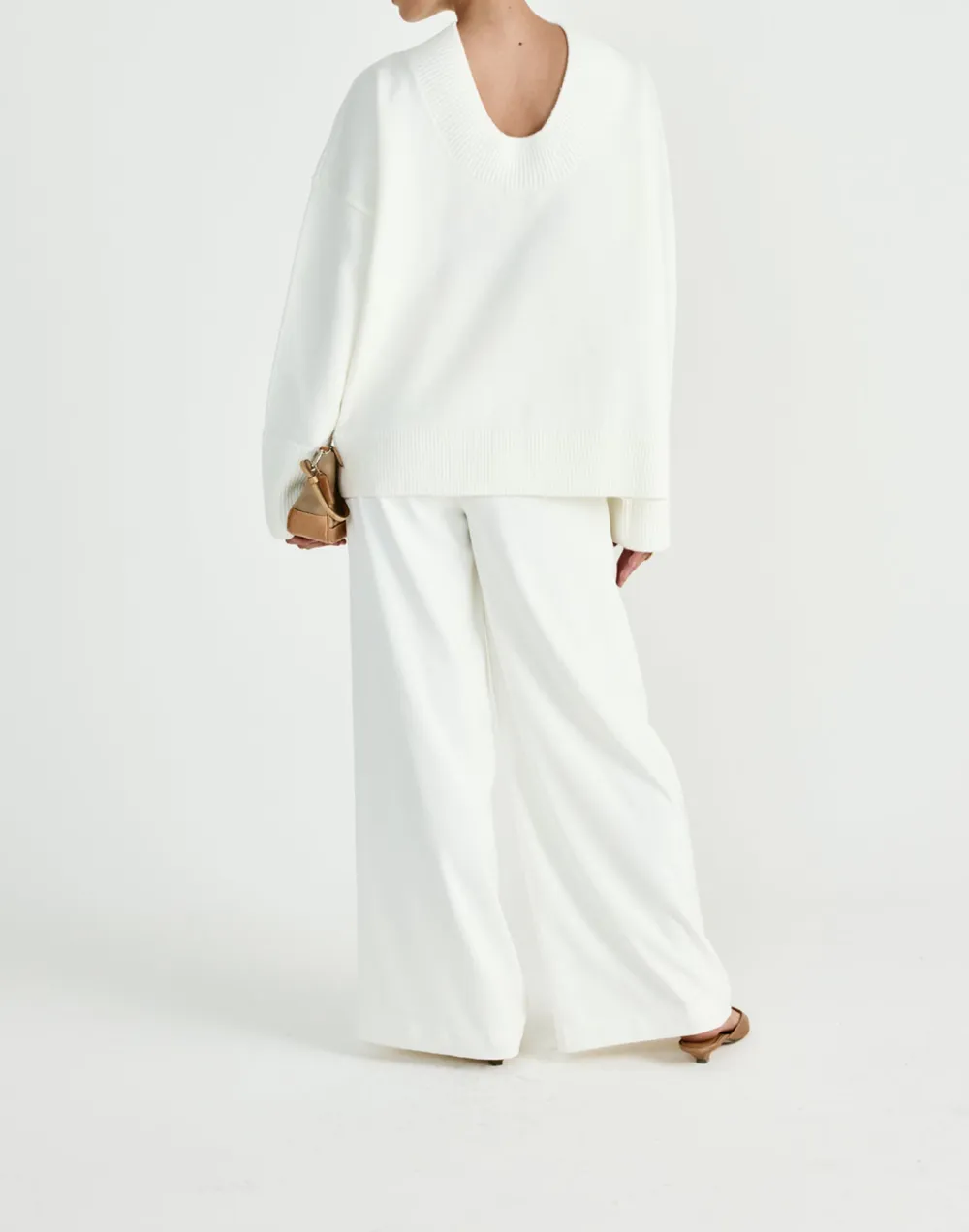 Simple Oversized Loose Knit Top