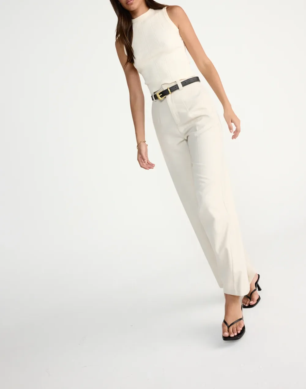 Simple Design High Collar Vest